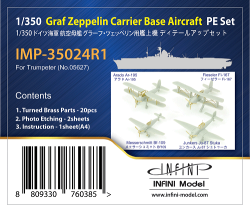 IMP-35024R1 DKM GRaf Zeppelin Carrier Base AIRCRAFT PE SET