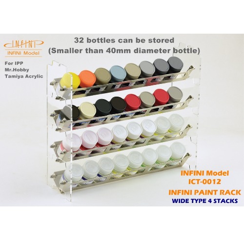 ICT0012 Infini Paint Organizer Display Stand (4 rows of wide type)