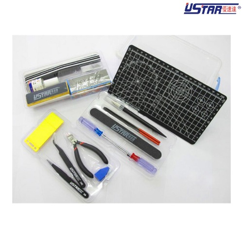 Yustar 90067) Modeling Plastic Model Tool Set of 19 Types