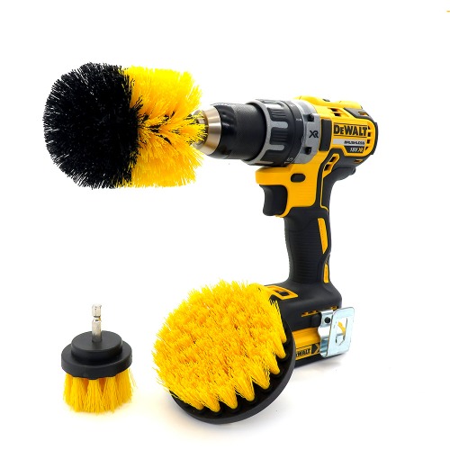 electric drill cleaning brush bathroom rust removal set of 3